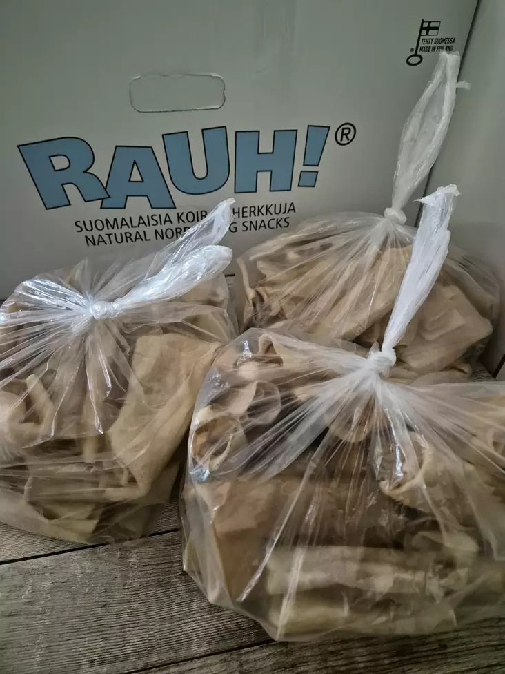 RAUH! 2. Qualität Elch-Kauerbone, verpackt - Hundekauartikel - 6438047111702 - 2