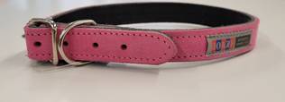 Jokke Rancher 50cm Fuchsia Halsband - Hunde Lederhalsbänder - 6417114306043 - 1