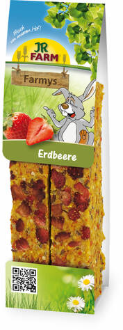 Jr. Farm Strawberry Stick for Rodents 160g - Rabbit and Rodent Treats - 4024344062643 - 1