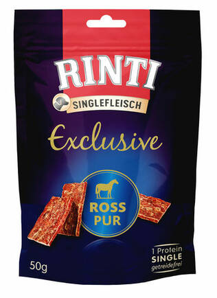 Rinti Singleprotein Exclusive Häst 50g - Hundgodis - 4000158915313 - 1