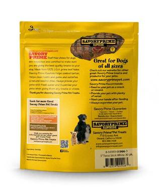 Savoryprime Rawhide Chew Bone S 30 pcs - Dog Chew Bones - 810359009063 - 2