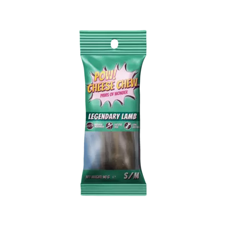 Pow Cheese Chew Lamb S/M - Dog Chew Bones - 7350040130803 - 1