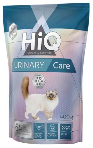 HiQ Urinary Care 400 g - Specialized Dry Cat Food - 4771317459213 - 1