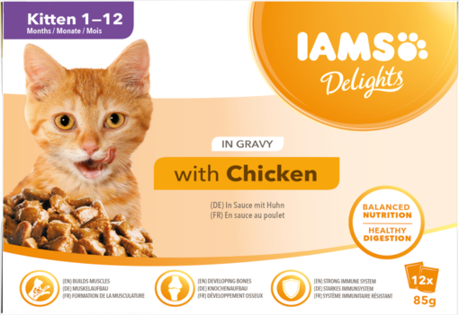 Iams Kattungar Delights Gravy Multipack - Våtmat multipack - 8710255100463 - 0