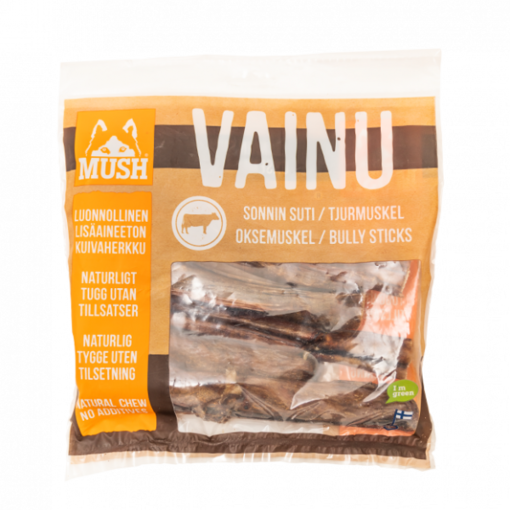 MUSH Vainu Nötköttsbit 250g - Tuggben för hundar - 6430023294683 - 1