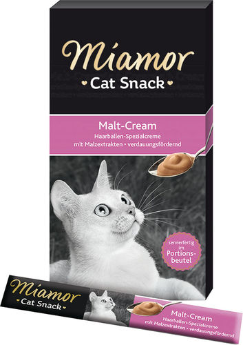 Miamor Cat Cream Malt Paste 6x15g Cat Treat - Cat Treats - 4000158743053 - 1