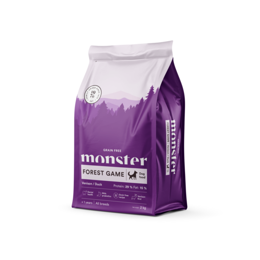 Monster Dog Grain Free Forest Game All Breed Dog Food - Monster Dry Dog Food - 7350040125083 - 0