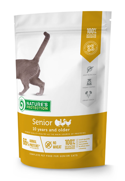 Nature’s Protection Cat Senior 400g Dry Food for Cats - Specialized Dry Cat Food - 4771317457813 - 1