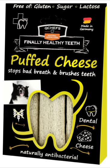 QCHEFS Puffad Ost - Hundtandvård - 4313042696633 - 1