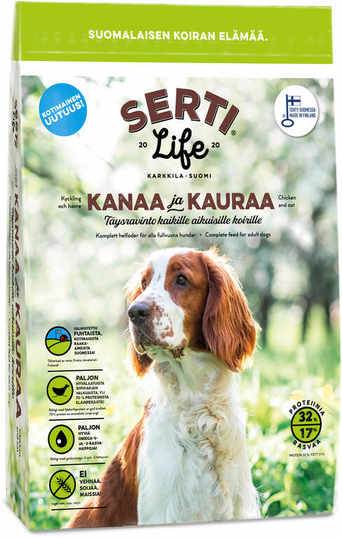 SertiLife Huhn & Hafer Hundefutter 10kg - Spezialtrockenfutter - 6430076910073 - 1