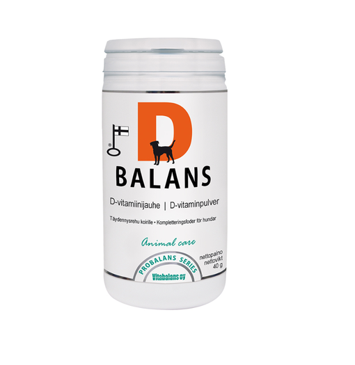 Vitabalans Probalans D-Balans Vitamin Powder for Dogs - Dog Supplements - 6410530012123 - 1
