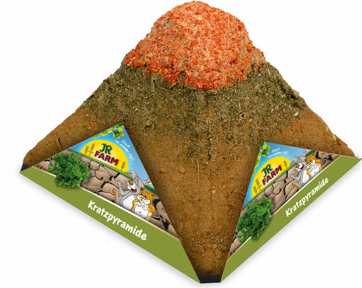 Jr.Farm Nageräuberpyramide für Kleintiere 400g - Ergänzungsfuttermittel für Kaninchen und Nagetiere - 4024344062933 - 1