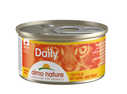 Almo Nature Daily Cat Chicken Mousse Wet Cat Food 85g - Wet Cat Food Cans - 8001154125023 - 1