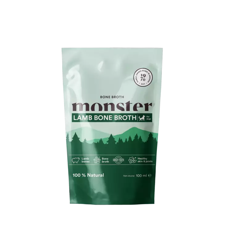 Monster Bone Broth Lamb 100ml - Dog Treats - 7350040130483 - 1