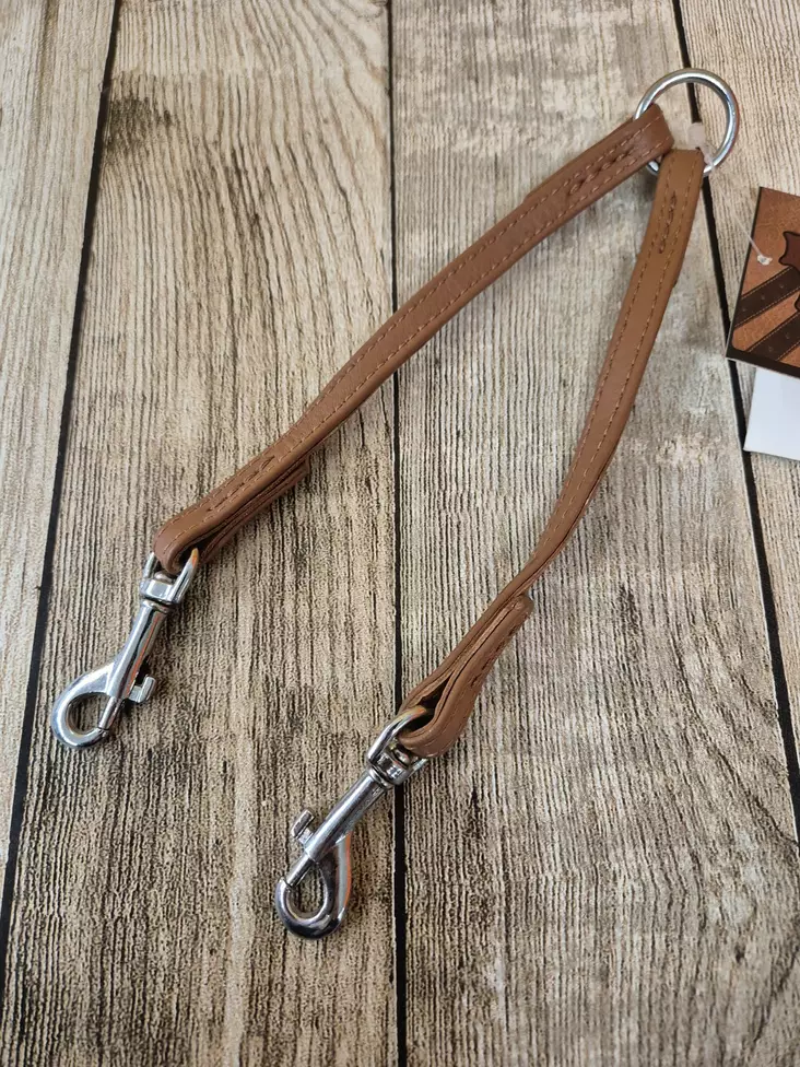 Leder Gurteinteiler 10mmx35cm - Hunde andere Leinen - 6430031874433 - 1