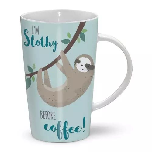 Otter House I'm Slothy Before Coffee Becher - Tierbezogene Produkte - 5017680046933 - 1