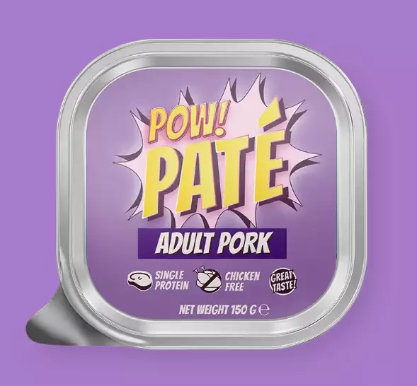 POW! Pate Adult Pork 150g - Dog Wet Foods - 7350040128763 - 1