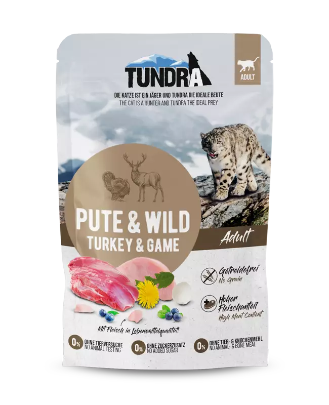 Tundra Puten-Wild Katzen-Nassfutter 85g - Spezialnassfutter für Katzen - 4027245007713 - 1
