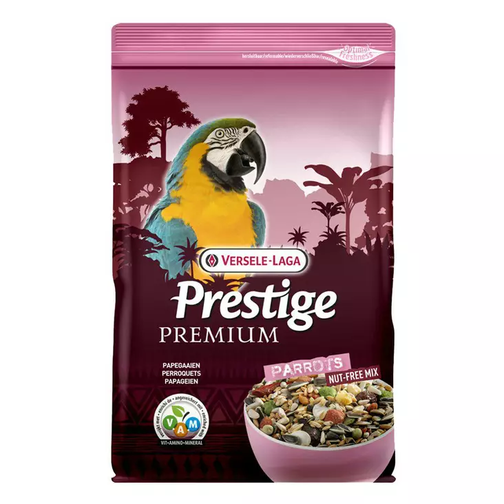 Versele-Laga Prestige Parrots - Nut Free Mix 2kg - Bird Food and Treats - 5410340219133 - 1