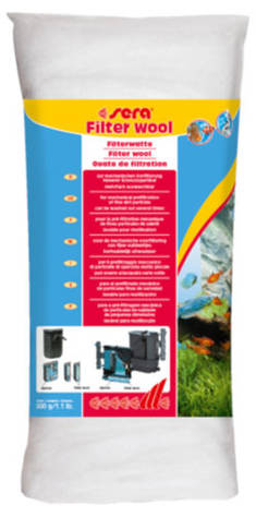 Sera Filterwolle Filtrierwatte - Aquariumfilter - 4001942084604 - 2