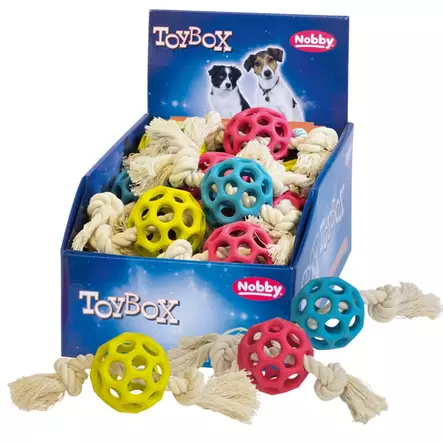 Nobby Rubber Ball Dog Toy - Dog Rope Toys - 4033766531194 - 2