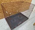 Metallihäkki XL ruskea 109x70x76cm - Dog Crates - 6430035774234 - 1