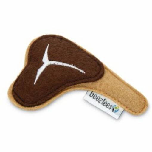 BeezTees Cat Fun Catnip T-Bone Cat Toy - Cat Activation Toys - 8712695173434 - 1