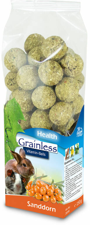 Jr. Farm Grainless Health Tyrnvitaminbollar för gnagare 150g - Godisarer för kaniner och smådjur - 4024344203954 - 1