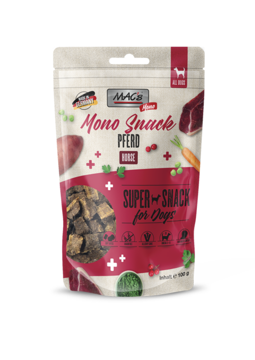 Mac’s Vetcare Snack häst 100g - Hundgodis - 4027245096144 - 1