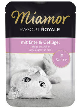 Miamor Ragout Royale Duck & Chicken in Gravy 100g - Wet Cat Food Pouches - 4000158740724 - 1
