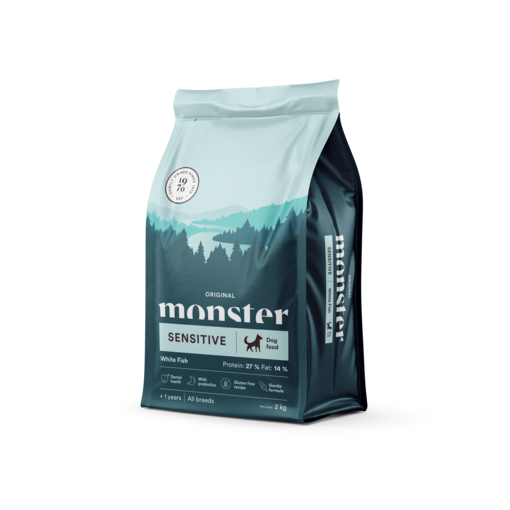 Monster Dog Original Sensitive All Breed Dog Food - Monster Dry Dog Food - 7350040124574 - 0