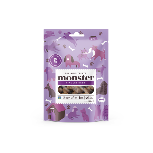 Monster Hunde Trainingssnacks Singles Reh Hundesnack - Hundeleckerlis - 7350040126554 - 1
