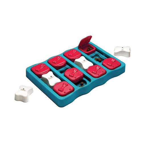 Nina Ottosson Dog Brick Interactive Puzzle for Dogs - Dog Activity Toys - 700603673334 - 2