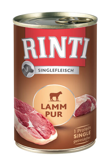 Rinti Singlefleisch Pur Lamm Hunde Nassfutter 400g - Hundnassfutter - 4000158940414 - 1