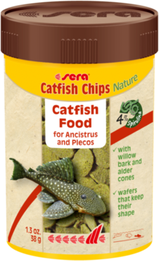 Sera Catfish Chips Bottom Feed Tablets for Loaches - Dry Fish Food - 4001942005104 - 1
