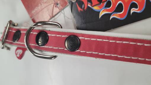 TopCanis Joy Reflexerhalsband - Hundens läderhalsband - 6430013553684 - 1