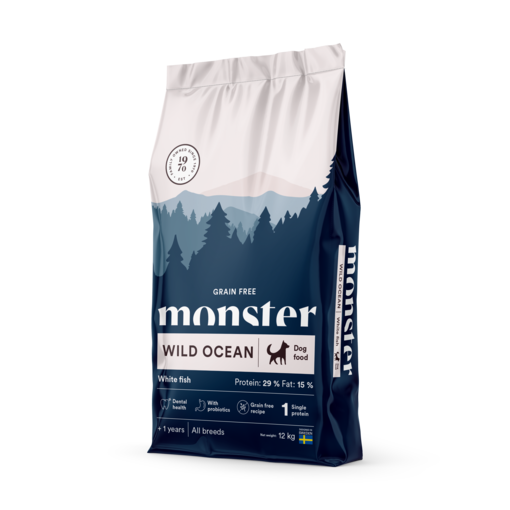 Monster Dog Grain-Free Wild Ocean 26.4 lb Dog Food - Monster Dry Dog Food - 7350040125014 - 1