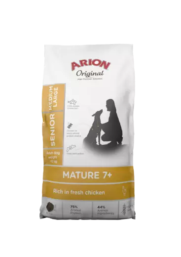 Arion MATURE 7+ Medium / Large Huhn 12 kg - Arion Trockenfutter - 5414970060844 - 1