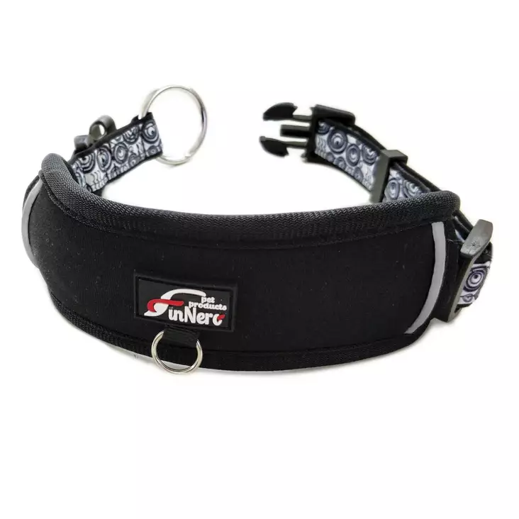 Finnero Ocean Sport Adjustable Quick Release Collar for Dogs - Dog Lockable Fabric Collars - 6438406006854 - 1