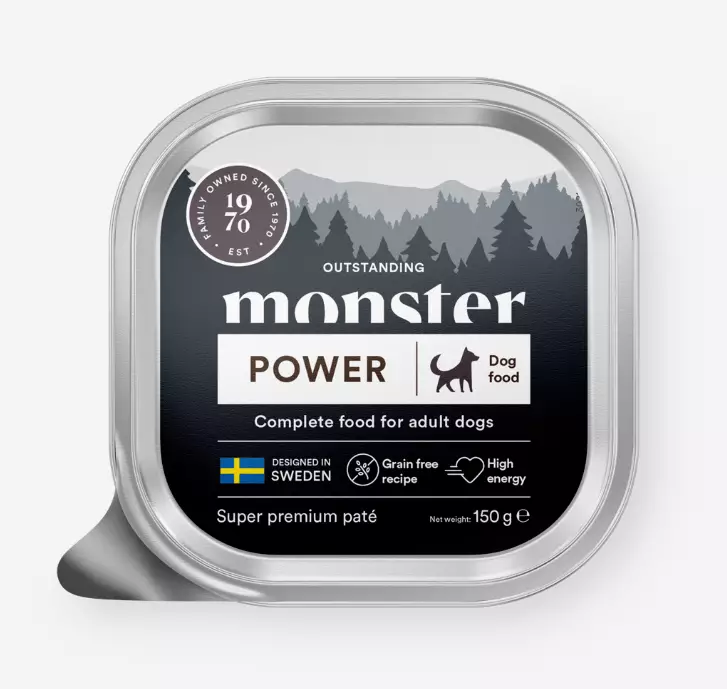 Monster Dog Power Pâté 150g Wet Dog Food - Dog Wet Foods - 7350040127544 - 1