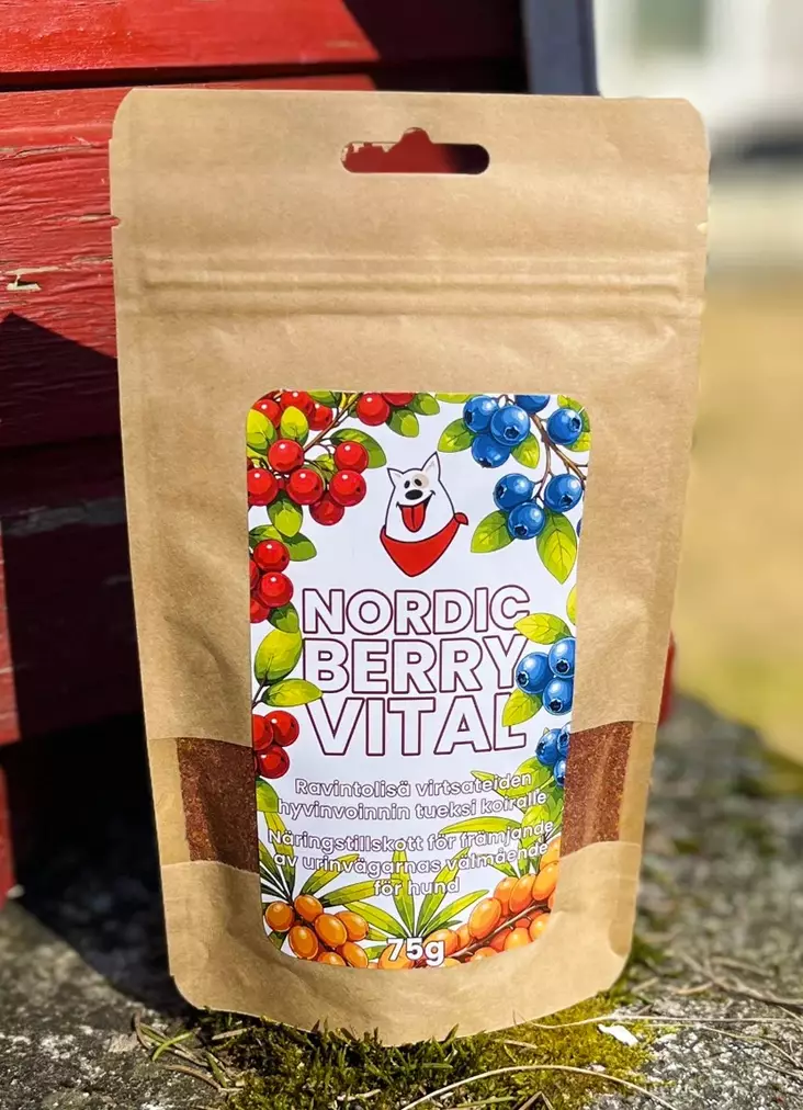 Nordic Berry Vital 75g - Hundtillskott - 6429830298724 - 1
