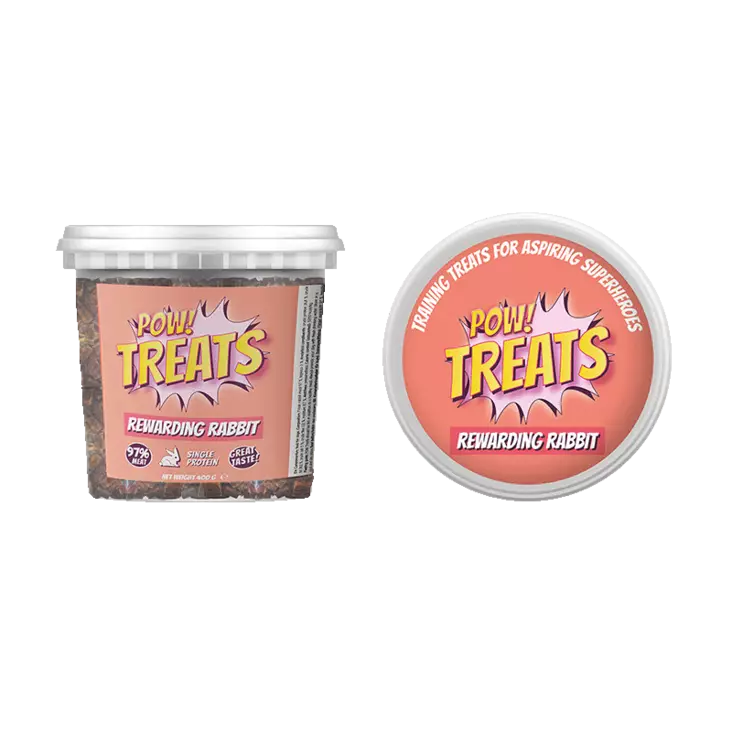 POW Rewarding Rabbit 400g - Dog Treats - 7350040129654 - 1
