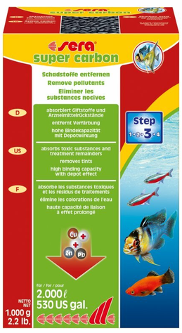 Sera Super Carbon - Aquariumfilter - 4001942084055 - 1