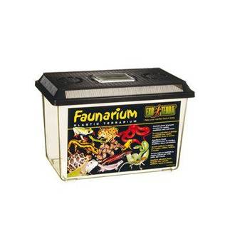 ExoTerra Faunarium L Plastic Terrarium - Terrariums and Transport Boxes - 015561222655 - 1