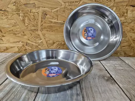 Shallow Metal Bowl - Dog Metal Bowls - 4033766728365 - 1