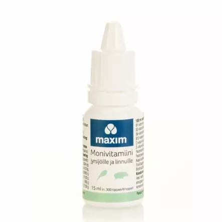 Maxim Multi-Vitamin for Small Animals and Birds - Rabbit and Rodent Supplements - 6416225010665 - 1