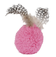 Happy Pet Dotties Fur Ball Feather Cat Toy - Cat Toy Balls - 701029101715 - 1