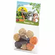 JR Farm Crunchy Trio Gnagarvän 75g - Godisarer för kaniner och smådjur - 4024344260865 - 1