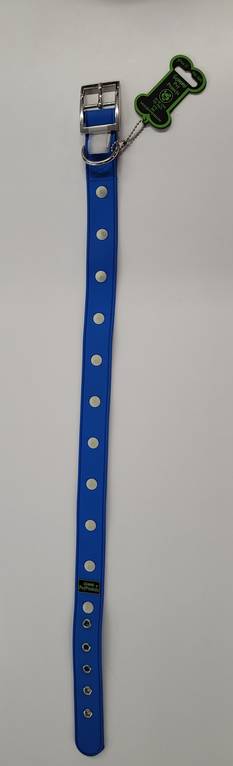 Gummi BLUSXL 55-65cm Blau mit leuchtenden, weichen Spitzen - Hundekursiven Textilhalsbänder - 9334942999865 - 1