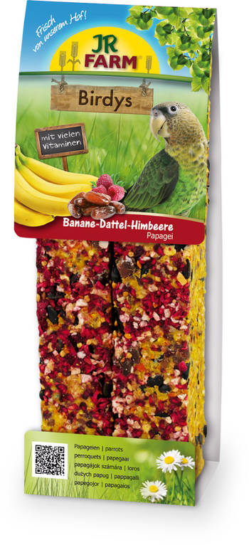 JR Farm Banan-Daddy-Raspberry stång - Fågelmat och godsaker - 4024344084485 - 1